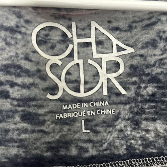 Chaser “Born in the USA” tee shirt T-Shirt burnout Long Red White Blue American - Picture 4 of 6